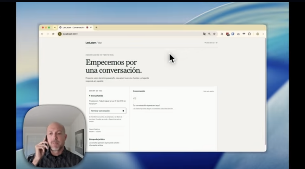 2026-09-16-Experimentando con voz en tiempo real para investigación jurídica con LexLatam